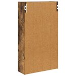 vidaXL Armoire murale de salle de bain Chêne Fumé 40 x 14 x 70 cm