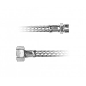 Flexible inox tresse l-1300 mm  m-3/8'' x f-1/2'' - l2g -  - inox