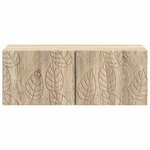 vidaXL Meuble TV mural 98 x 41 x 30 cm Chêne Sonoma Bois d'ingénierie