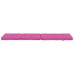 vidaXL Coussins de chaise longue lot de 2 rose tissu oxford