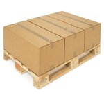 Caisse carton brune double cannelure raja 31x22x15 cm (lot de 15)