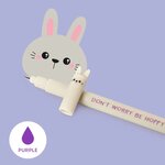 Legami EP0011 - Stylo à encre gel effaçable - Bunny