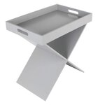 Table d'appoint croisillons avec plateau amovible