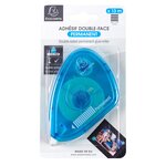 Dérouleur D'adhésif Double-face Permanent Pour Photos - Longueur : 13m - Turquoise - X 6 - Exacompta