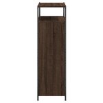 vidaXL Meuble à chaussures chêne marron 75x34x112 cm bois d'ingénierie