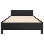 vidaXL Cadre de lit sans matelas noir 90x200 cm similicuir