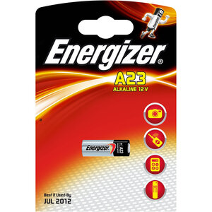 Blister de 1 Pile Alcaline A23 / E23A MN21 12V 50 mAh ENERGIZER