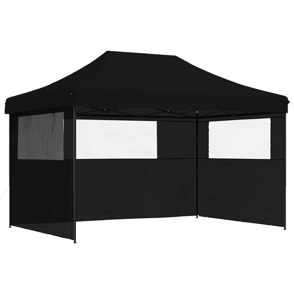 vidaXL Tente de fête 279 x 410 x 315 cm Noir Tissu Oxford