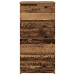 vidaXL Buffet vieux bois 37 5x35x76 cm bois d'ingénierie