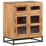 vidaXL Buffet 60x35x70 cm Bois d'acacia massif