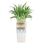 LECHUZA Jardinière Cubico Color 30 ALL-IN-ONE Blanc 13130