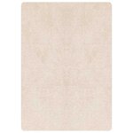 vidaXL Tapis Shaggy Anti-dérapant Crème 240 x 340 cm PP