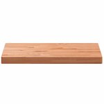vidaXL Dessus de table 80x40x4 cm rectangulaire bois massif de hêtre
