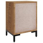 vidaXL Table de chevet Marron 40x30x55 cm Bois de pin massif