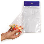 Sachet plastique liassé transparent raja 20 microns 15x35 cm