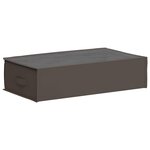 vidaXL Boîte de rangement avec fenêtre transparente 6 Pièces Gris