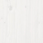Armoire de bureau rangement pratique bois massif de pin 40 x 50 x 75 cm style rustique finition mate en bois blanc 02_0048421