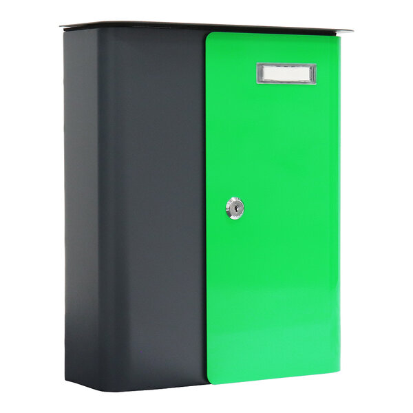 Profirst ziefen boîte aux lettres anthracite vert néon