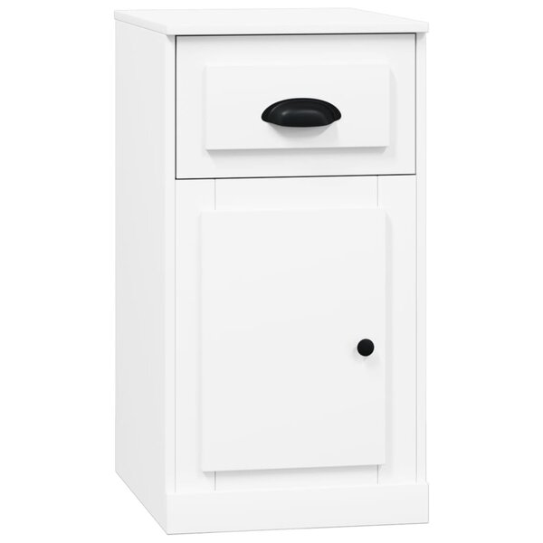 vidaXL Armoire latérale avec tiroir blanc 40x50x75cm bois d'ingénierie