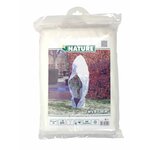 Nature Couverture d'hiver avec fermeture 70 g/m² Blanc 1 5x1 5x2 m