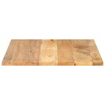 vidaXL Dessus de table 90x90x3 8 cm carré bois massif manguier