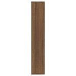 vidaXL Étagère murale Chêne marron 36x16x90 cm Bois d'ingénierie