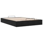 VidaXL Cadre de lit ottoman sans matelas noir 140x200 cm velours