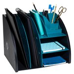Organiseur De Bureau The Organizer Neo Deco - Noir/bleu Canard - Exacompta