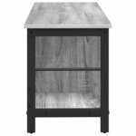 vidaXL Étagère Gris Sonoma 102 x 32 x 40 5 cm Bois d'ingénierie