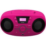 Bigben interactive cd61rsusb lecteur de cd lecteur cd portable rose