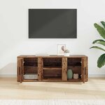 vidaXL Meuble TV Bois Ancien 100 x 31 5 x 35 cm Bois d'ingénierie