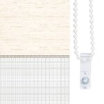 vidaXL Store zèbre beige marbré largeur du tissu 120 9 cm polyester