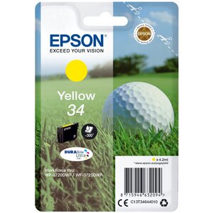 Epson c13t34644010 cartouche d'encre 34 golf  jaune