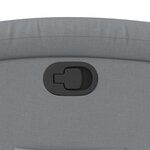 vidaXL Fauteuil inclinable Gris clair Tissu