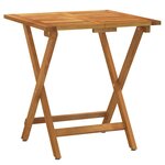 vidaXL Ensemble de bistro pliable 3 Pièces bois d'acacia solide