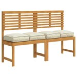 vidaXL Coussin pour assise de palette 6 Pièces Crème 40 x 40 x 8 cm