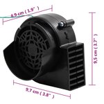 Vidaxl guirlande lumineuse à led avec 26 led et ventilateur 260 cm