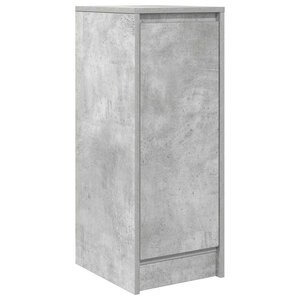 vidaXL Buffet gris béton 29 5x34x76 cm bois d'ingénierie