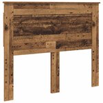 vidaXL Cadre de lit Bois ancien 120 x 200 cm Pin massif