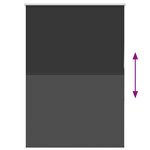 vidaXL Store enrouleur occultant largeur du tissu 105 7 cm polyester