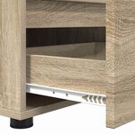 vidaXL Meuble TV Chêne Sonoma 100 x 48 x 43 cm Bois d'ingénierie
