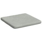 vidaXL Coussins de siège 4 Pièces Gris clair 40 x 40 x 3 cm Velours