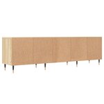 vidaXL Meuble TV chêne sonoma 150x30x44 5 cm bois d'ingénierie