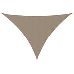 vidaXL Voile de parasol tissu oxford triangulaire 5x5x6 m taupe