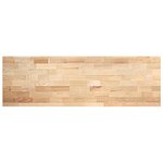vidaXL Plan de travail de cuisine bois de chêne massif rectangulaire