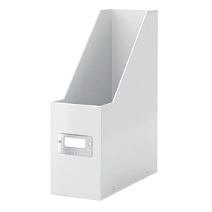 porte-revues Click & Store, dos 10 cm - Blanc