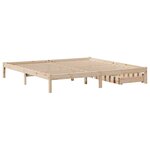 vidaXL Cadre de lit sans matelas 180x200 cm bois massif de pin
