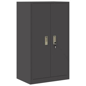 vidaXL Armoire de rangement Noir 60 x 40 x 105 cm Acier