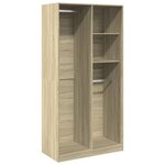 vidaXL Garde-robe Chêne sonoma 100x50x200 cm Aggloméré