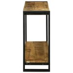 vidaXL Table console 120 x 33 x 75 cm Bois de manguier brut massif